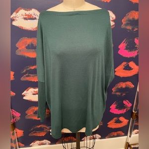 Emerald green comfortable Dolman shirt